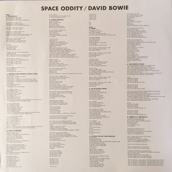 David Bowie - Space Oddity (Vinyl, LP, Album, Limited Edition, Reis...