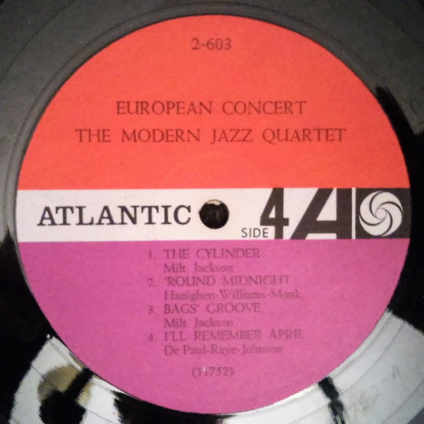 The Modern Jazz Quartet - European Concert (2xVinyl, LP, Album, Mono) Very Good (VG) / Very Good (VG)