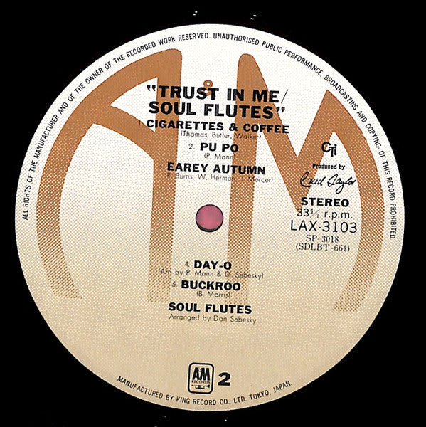 Soul Flutes - Trust In Me (Vinyl, LP, Album, Limited Edition, Reissue)