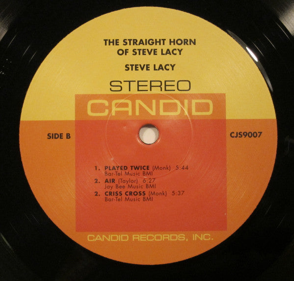 Steve Lacy - The Straight Horn Of Steve Lacy (Vinyl, LP, Album, Limited Edition, Reissue, Stereo) Near Mint (NM or M-) / Very Good Plus (VG+)