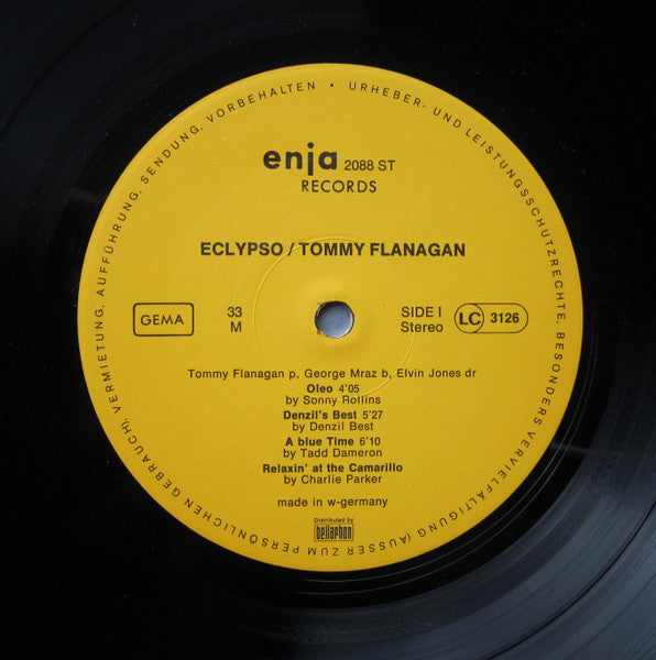 Tommy Flanagan Trio - Eclypso (Vinyl, LP, Album)