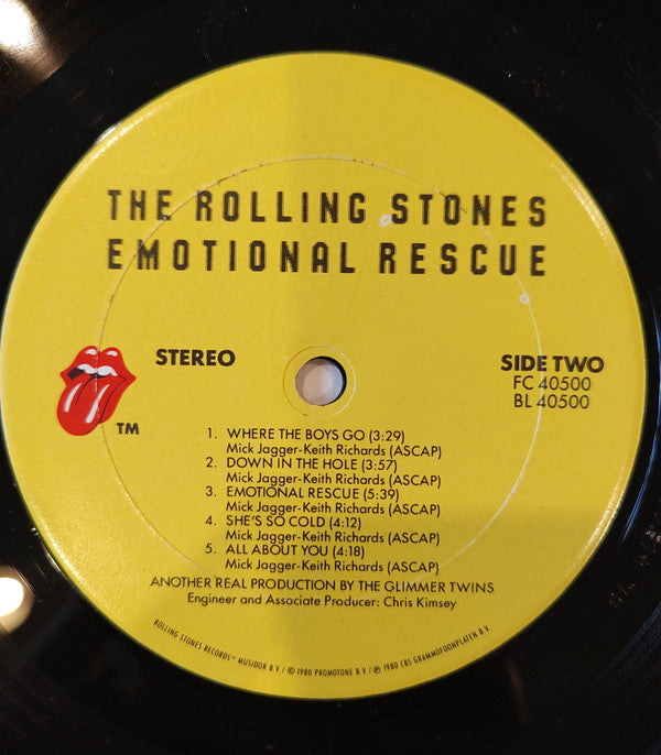 The Rolling Stones - Emotional Rescue (Vinyl, LP, Album, Reissue)