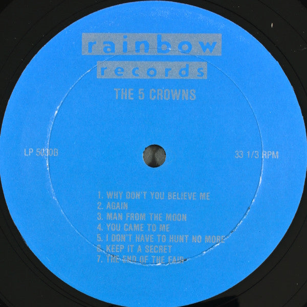 The Five Crowns - The Rainbow Sessions (Vinyl, LP, Album, Compilation) Good Plus (G+) / Very Good (VG)