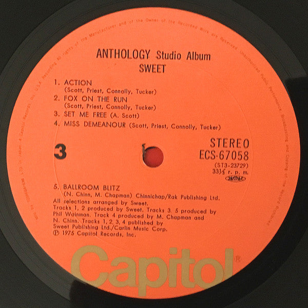 The Sweet - Anthology (Vinyl, LP, Album)