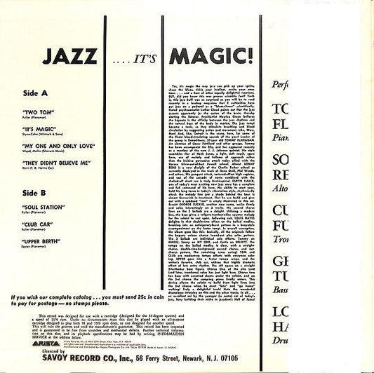 Curtis Fuller - Jazz...It's Magic! (Vinyl, LP, Album, Reissue, Mono) Very Good Plus (VG+) / Very Good Plus (VG+)
