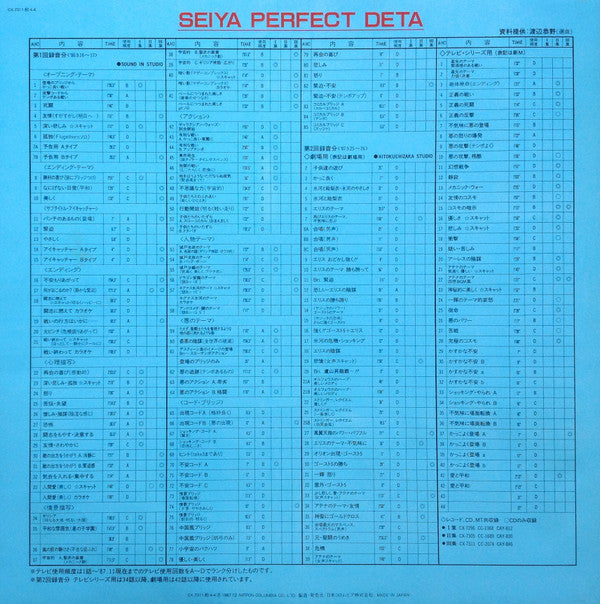 Seiji Yokoyama - Saint Seiya TV Original Soundtrack Music Collection III (Vinyl, LP) Very Good Plus (VG+) / Near Mint (NM or M-)