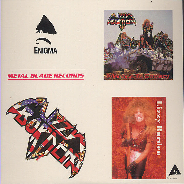 Lizzy Borden - Menace To Society (Vinyl, LP, Album) Very Good (VG) / Very Good (VG)