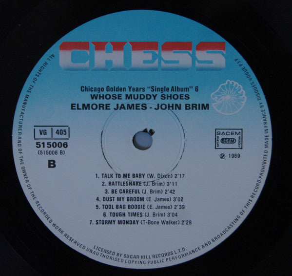 Elmore James - Whose Muddy Shoes (Vinyl, LP, Compilation, Reissue) Good Plus (G+) / Very Good Plus (VG+)