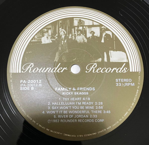 Ricky Skaggs - Family & Friends (Vinyl, LP, Album) Very Good Plus (VG+) / Very Good Plus (VG+)