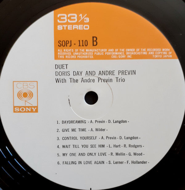 Doris Day - Duet (Vinyl, LP, Album, Stereo) Very Good Plus (VG+) / Very Good Plus (VG+)