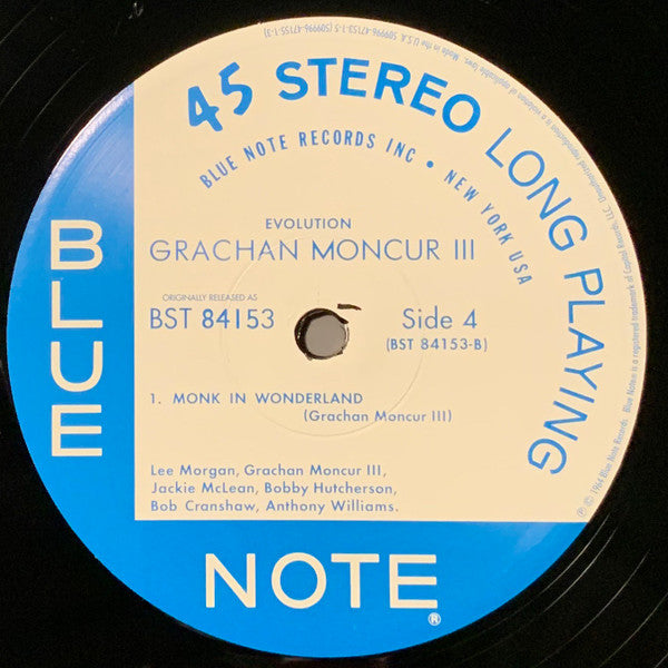 Grachan Moncur III - Evolution (2xVinyl, LP, 45 RPM, Album, Limited Edition, Numbered, Reissue, Remastered, Stereo) Very Good Plus (VG+) / Near Mint (NM or M-)