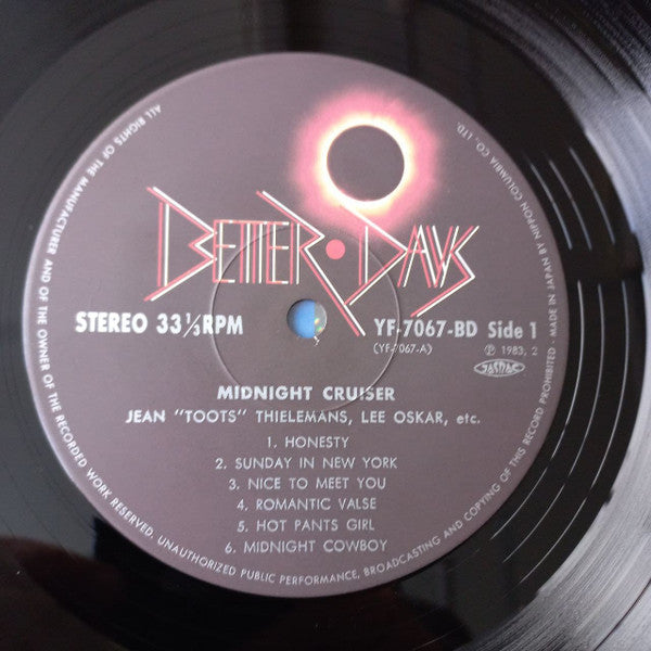 Toots Thielemans - Midnight Cruiser (Vinyl, LP, Album)