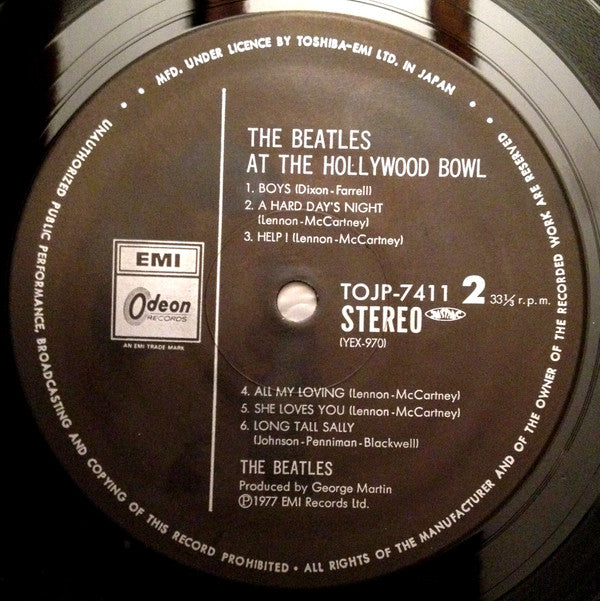The Beatles - The Beatles At The Hollywood Bowl (Vinyl, LP, Album, Limited Edition, Reissue, Stereo) Very Good Plus (VG+) / Very Good Plus (VG+)