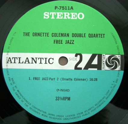 The Ornette Coleman Double Quartet - Free Jazz (Vinyl, LP, Album, S...