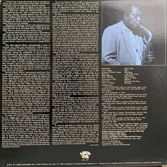 Charlie Parker - Encores (Vinyl, LP, Album) Good Plus (G+) / Very Good (VG)