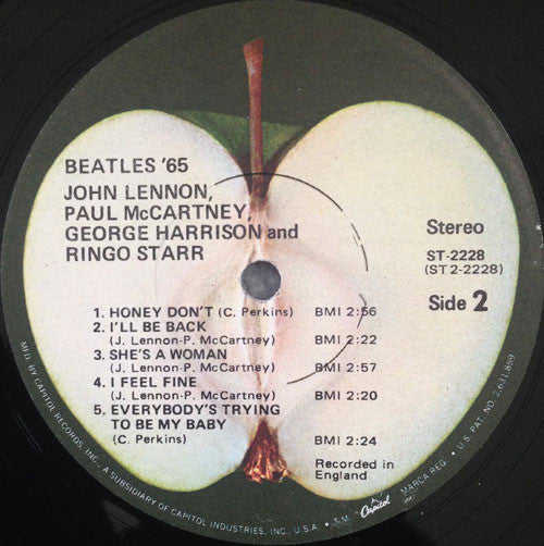 The Beatles - Beatles '65 (Vinyl, LP, Album, Reissue, Stereo) Very Good (VG) / Very Good (VG)