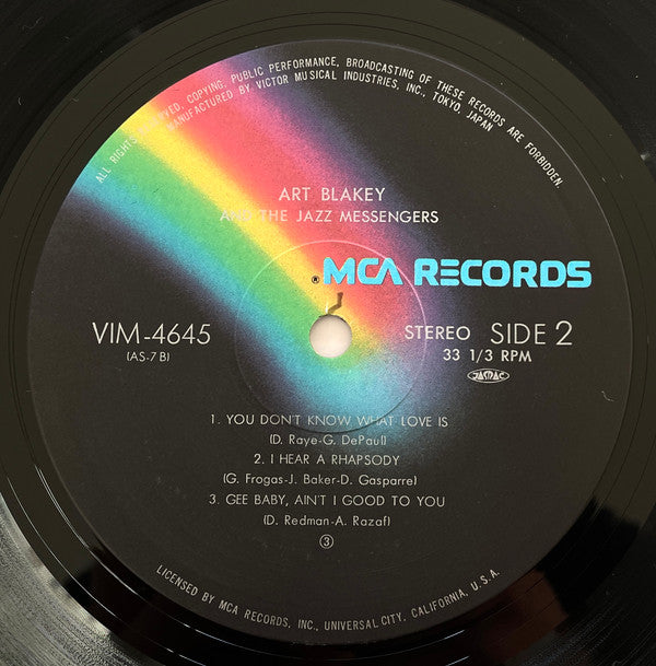 Art Blakey & The Jazz Messengers - Art Blakey & The Jazz Messengers (Vinyl, LP, Album, Reissue, Stereo) Very Good (VG) / Very Good (VG)