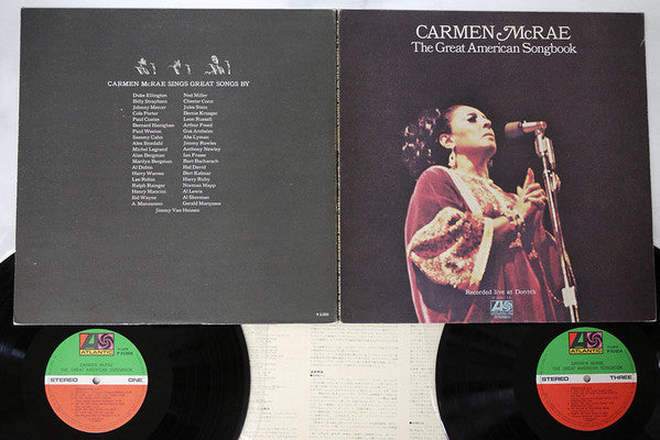 Carmen McRae - The Great American Songbook (Vinyl, LP, Album, Stereo)