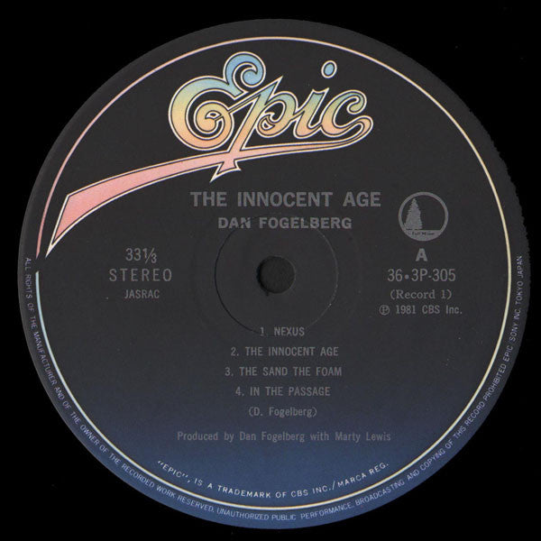 Dan Fogelberg - The Innocent Age (Vinyl, LP, Album)