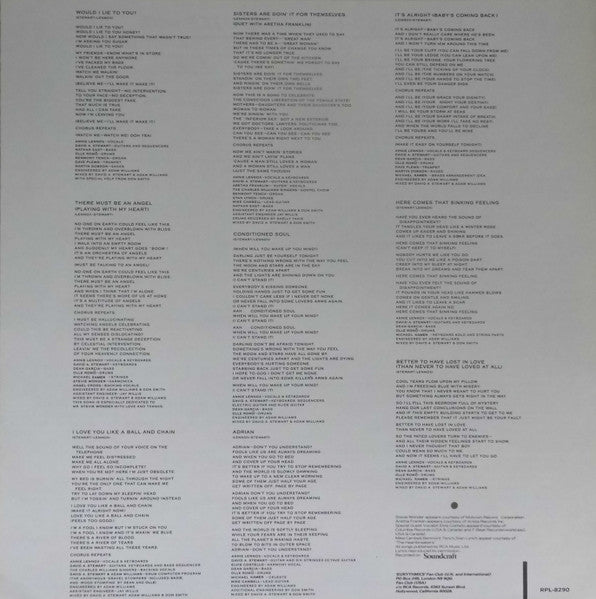 Eurythmics - Be Yourself Tonight (Vinyl, LP, Album)