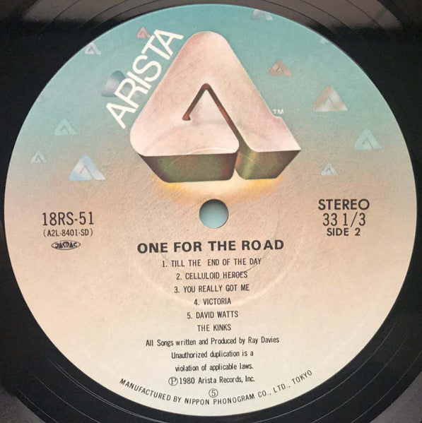 The Kinks - One For The Road (2xVinyl, LP, Album) Very Good Plus (VG+) / Very Good Plus (VG+)
