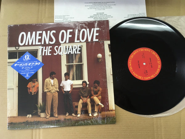 T-Square - Omens Of Love (Vinyl, 12", 45 RPM, Single, Stereo)