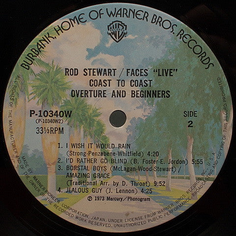 Rod Stewart - Live Coast To Coast - Overture And Beginners (Vinyl, LP, Album, Reissue) Very Good Plus (VG+) / Very Good Plus (VG+)