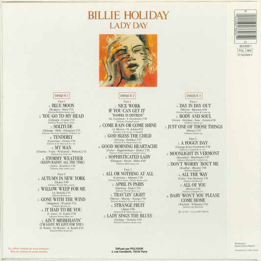 Billie Holiday - Lady Day (3xVinyl, Box Set, LP, Compilation) Good Plus (G+) / Good Plus (G+)