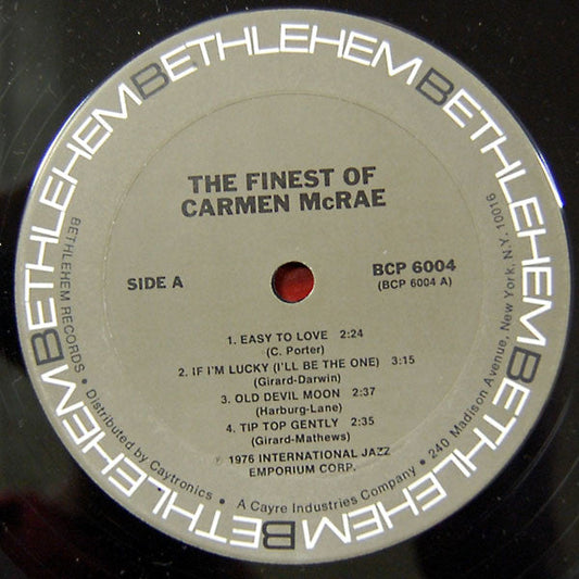 Carmen McRae - ''You'd Be So Easy To Love'' (Vinyl, LP, Album, Compilation) Good Plus (G+) / Very Good (VG)
