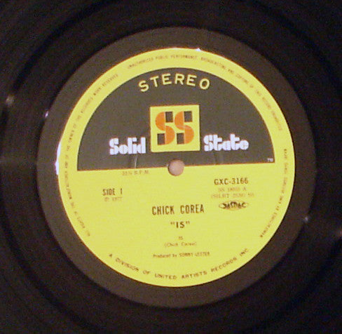 Chick Corea - Is (Vinyl, LP, Album, Reissue)