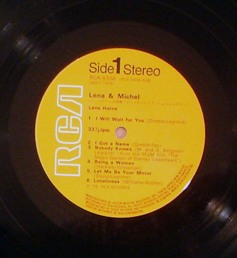 Lena Horne - Lena & Michel (Vinyl, LP, Album)