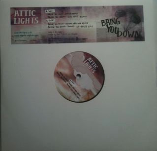 Attic Lights - Bring You Down (Vinyl, 10") Very Good Plus (VG+) / Very Good Plus (VG+)