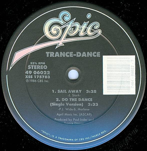 Trance Dance - Do The Dance (Vinyl, 12", 33 ⅓ RPM) Very Good (VG) / Very Good (VG)