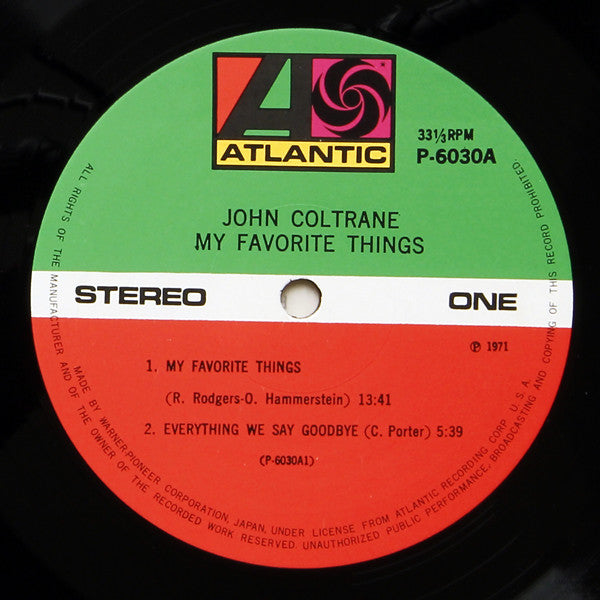 John Coltrane - My Favorite Things (Vinyl, LP, Album, Reissue, Stereo) Very Good Plus (VG+) / Very Good Plus (VG+)