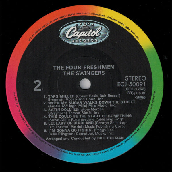 The Four Freshmen - The Swingers (Vinyl, LP, Album, Reissue, Stereo) Very Good Plus (VG+) / Very Good (VG)