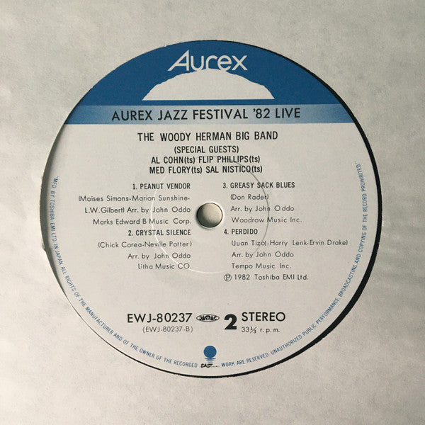 The Woody Herman Big Band - Aurex Jazz Festival '82 (Vinyl, LP, Album)