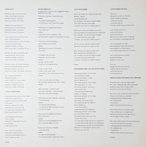 Dee Dee Bridgewater - Afro Blue = アフロ・ブルー (Vinyl, LP, Album, Repress, Stereo) Very Good Plus (VG+) / Very Good (VG)
