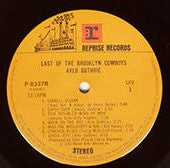 Arlo Guthrie - Last Of The Brooklyn Cowboys (Vinyl, LP, Album) Very Good Plus (VG+) / Very Good Plus (VG+)