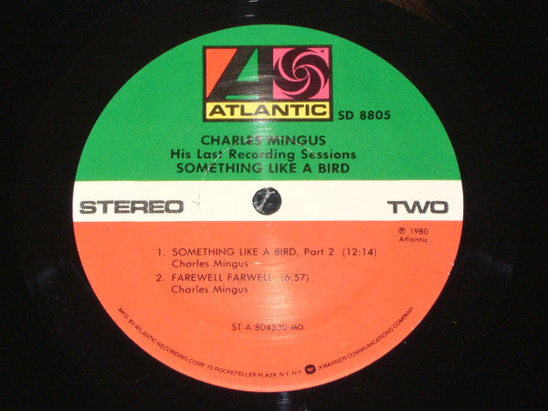 Charles Mingus - Something Like A Bird - His Last Recording Sessions (Vinyl, LP, Album) Very Good (VG) / Very Good (VG)
