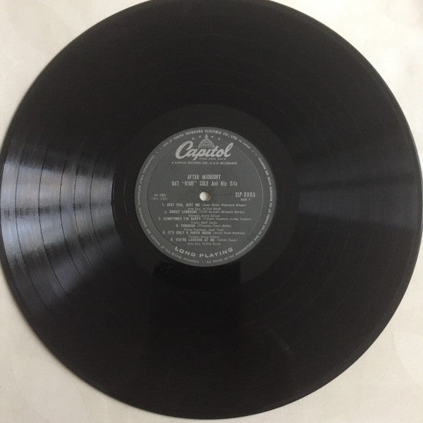 The Nat King Cole Trio - After Midnight (Vinyl, LP, Album, Mono) Very Good (VG) / Good Plus (G+)