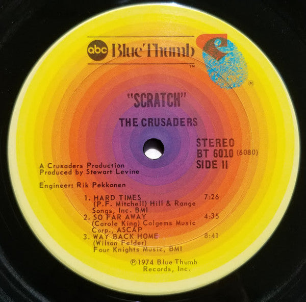 The Crusaders - Scratch (Vinyl, LP, Album, Reissue) Very Good Plus (VG+) / Very Good (VG)