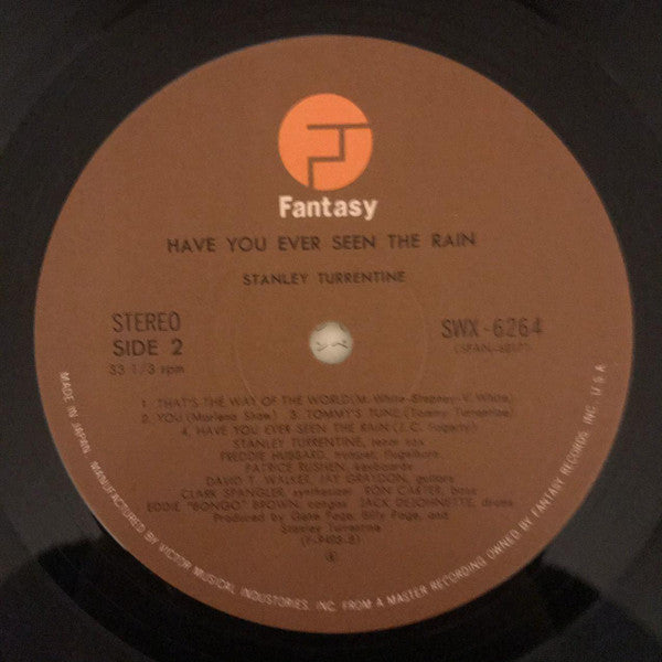 Stanley Turrentine - Have You Ever Seen The Rain (Vinyl, LP, Album) Good Plus (G+) / Good Plus (G+)