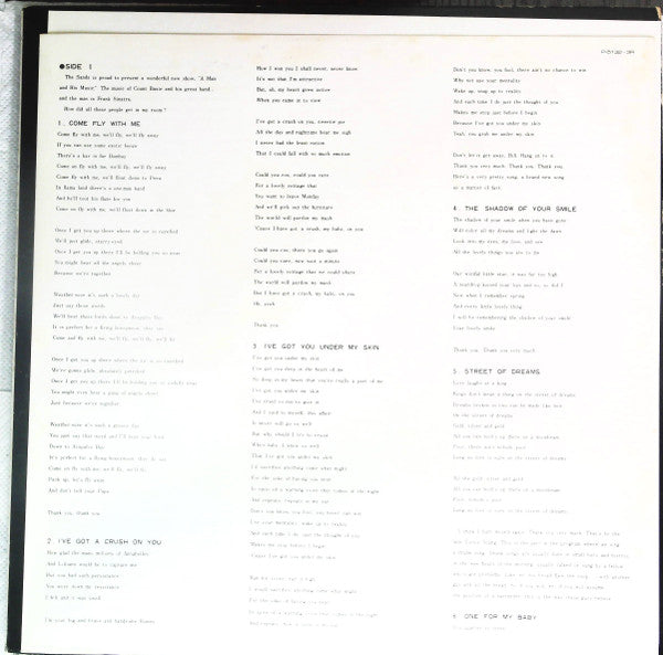 Frank Sinatra - Sinatra At The Sands (2xVinyl, LP, Album, Promo, Stereo) Very Good Plus (VG+) / Good Plus (G+)