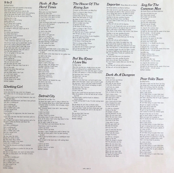 Dolly Parton - 9 To 5 And Odd Jobs (Vinyl, LP, Album, Promo) Near Mint (NM or M-) / Very Good Plus (VG+)