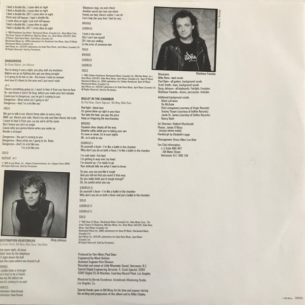 Loverboy - Lovin' Every Minute Of It (Vinyl, LP, Album, Stereo) Very Good Plus (VG+) / Near Mint (NM or M-)