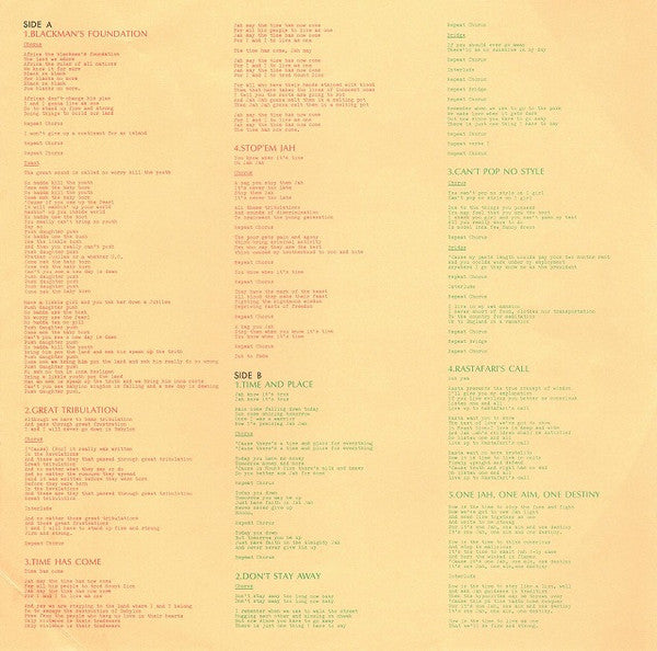 Hugh Mundell - Blackman's Foundation (Vinyl, LP, Album, Promo, Mono) Near Mint (NM or M-) / Very Good Plus (VG+)