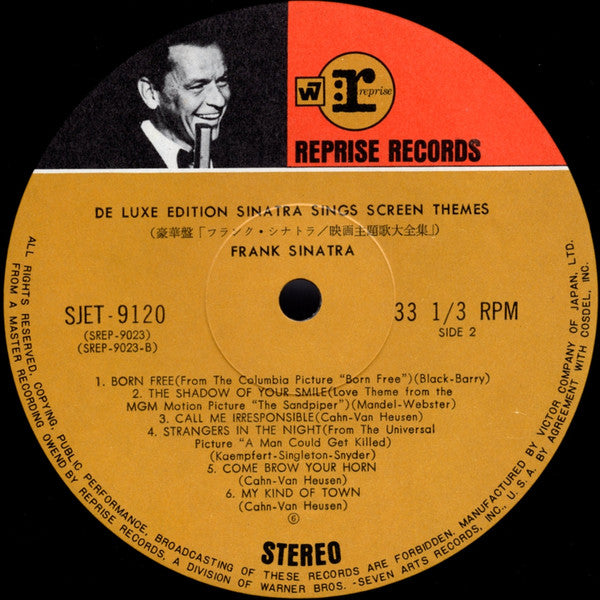 Frank Sinatra - Sinatra Sings Screen Themes - Deluxe Edition (2xVinyl, LP, Compilation) Very Good Plus (VG+) / Very Good Plus (VG+)