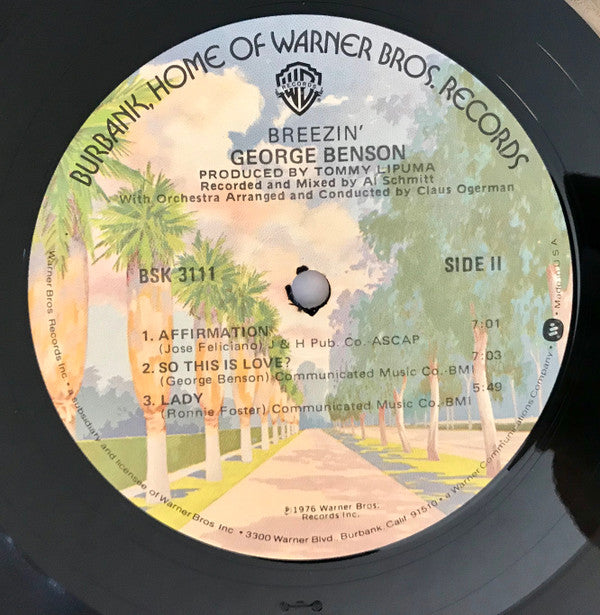 George Benson - Breezin' (Vinyl, LP, Album, Reissue) Good Plus (G+) / Good Plus (G+)