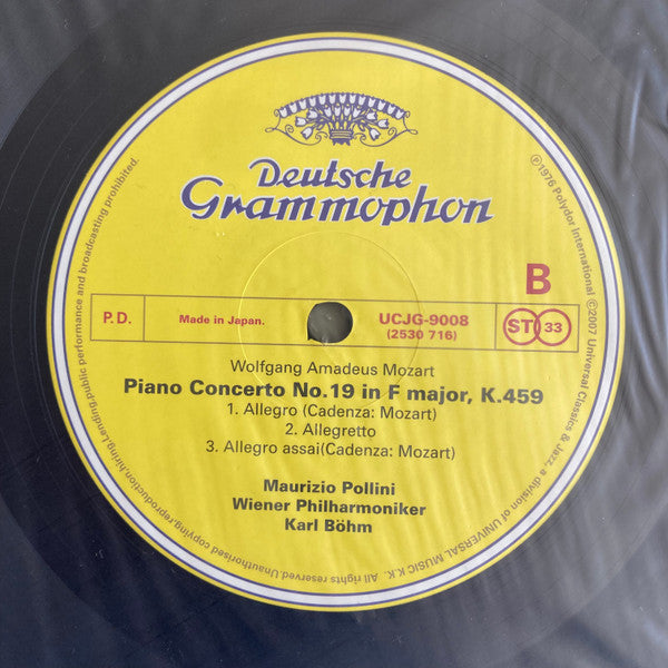 Wolfgang Amadeus Mozart - Klavierkonzerte = Piano Concertos K. 488 & K. 459 (Vinyl, LP, Reissue, Stereo) Very Good Plus (VG+) / Near Mint (NM or M-)