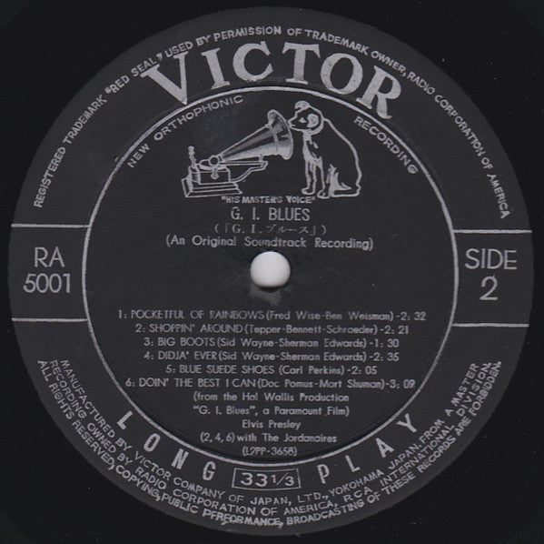 Elvis Presley - G. I. Blues (Vinyl, LP, Album, Mono) Very Good (VG) / Very Good (VG)